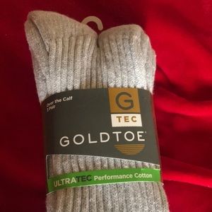 Gold Toe “gray” over the calf socks
